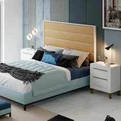 Dormitorio de matrimonio Blanco/Oro Niza 21
