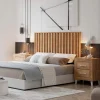 Dormitorio de matrimonio Roble / Blanco Niza 25