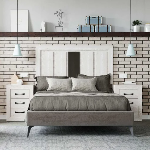 Dormitorio de matrimonio Artic/Negro Niza 13