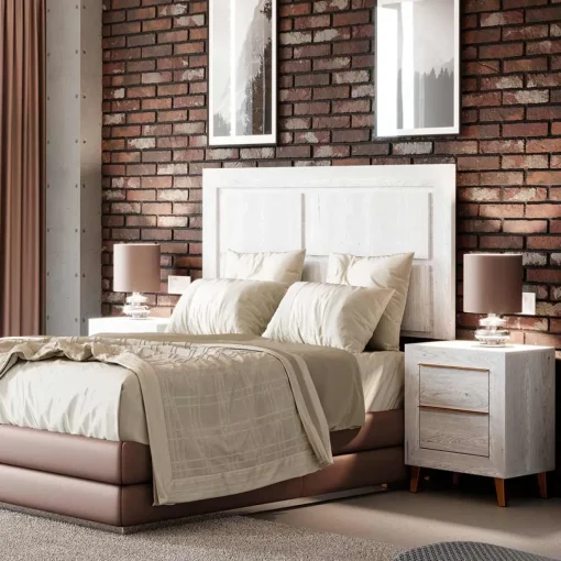 Dormitorio de matrimonio Artic/Oro Niza 16