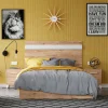 Dormitorio de matrimonio Roble/Blanco Puzzle 14