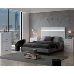 Dormitorio de matrimonio Artic / Plata Niza 22