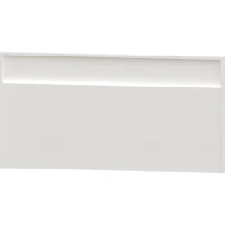 Dormitorio de matrimonio / Cabecero y mesitas de noche en Blanco/Plata / Puzzle 28