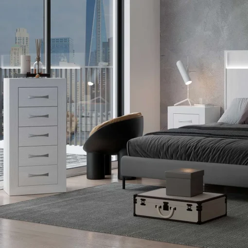 Dormitorio de matrimonio Artic / Plata Niza 22