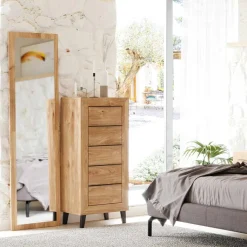 Dormitorio de matrimonio Roble/Negro Niza 12