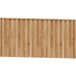 Dormitorio de matrimonio / Cabecero y mesitas de noche en Roble/Blanco / Puzzle 29