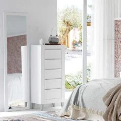 Dormitorio de matrimonio Blanco/Plata Niza 14
