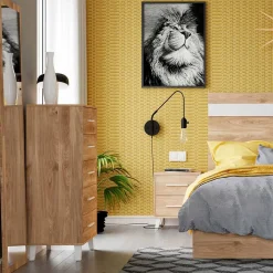 Dormitorio de matrimonio Roble/Blanco Puzzle 14
