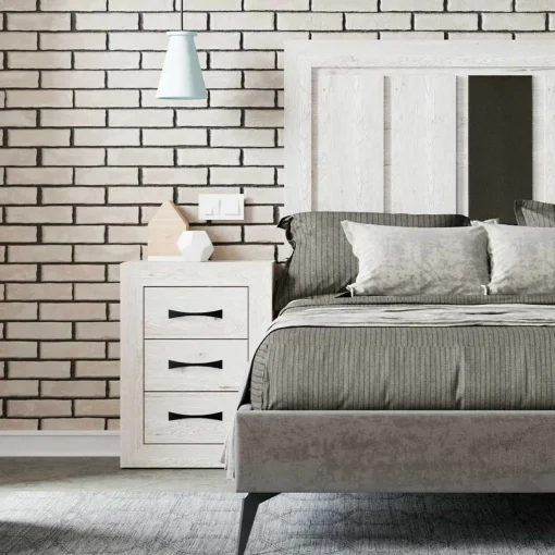 Dormitorio de matrimonio Artic/Negro Niza 13