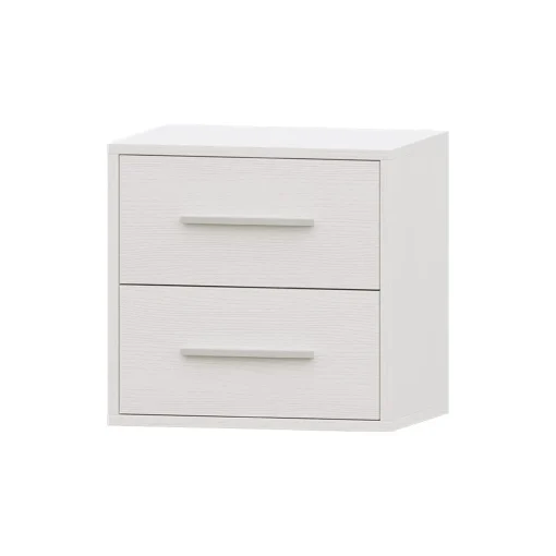 Dormitorio de matrimonio Blanco/Plata Puzzle 23
