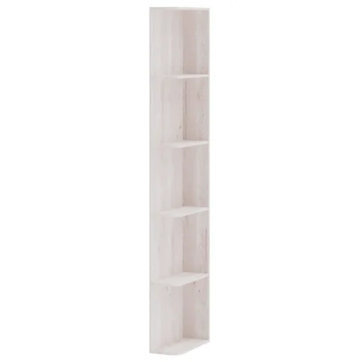 Estantería terminal curva Start, 22x232x52 cm