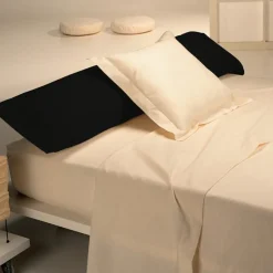 Funda de almohada color Negro