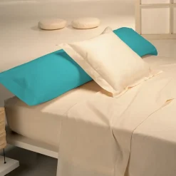 Funda de almohada color Turquesa