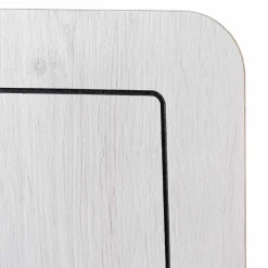 Juego de 2 sillas Roca Artic-Negro, 42,5×48,5×96 cm
