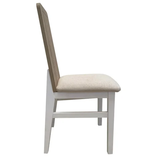 Juego de 2 sillas Roca Cambrian-Blanco, 42,5×48,5×96 cm
