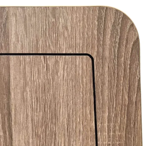 Juego de 2 sillas Roca Cambrian-Blanco, 42,5×48,5×96 cm