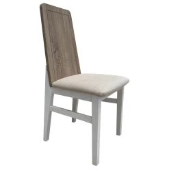Juego de 2 sillas Roca Cambrian-Blanco, 42,5×48,5×96 cm