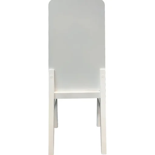 Juego de 2 sillas Roca Nieve-Blanco, 42,5×48,5×96 cm