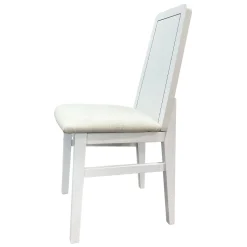 Juego de 2 sillas Roca Nieve-Blanco, 42,5×48,5×96 cm