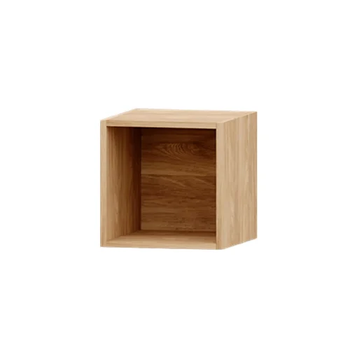 Módulo de salón Roble Puzzle cubo, 27x28x28 cm