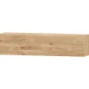 Módulo de salón Roble Puzzle vitrina o bajo TV, 138x28x30 cm