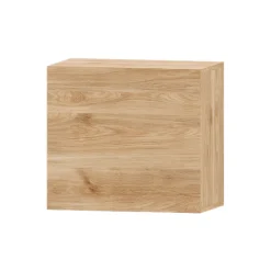 Módulo de salón Roble Puzzle vitrina de colgar, 55x50x30 cm