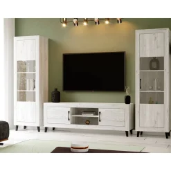 Mueble de salón Artic tirador standar Niza 06, 300 cm