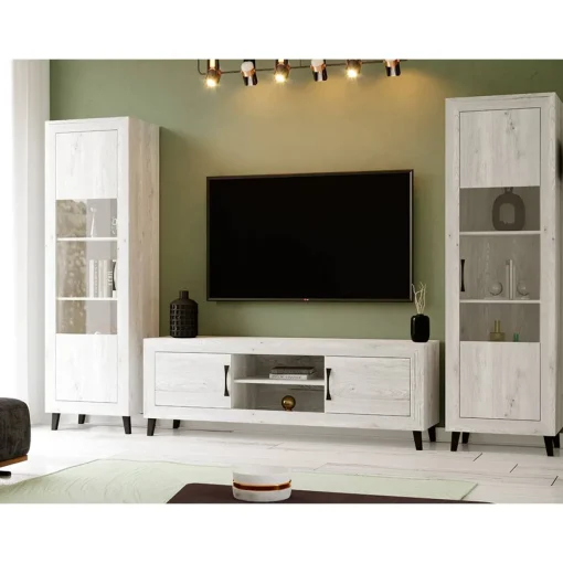 Mueble de salón Artic tirador standar Niza 06, 300 cm