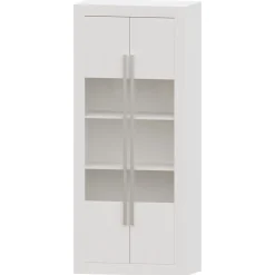 Mueble de salón Blanco tirador lineal Niza 05, 220 cm