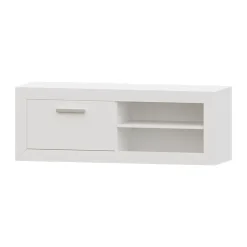 Mueble de salón Blanco tirador lineal Niza 05, 220 cm