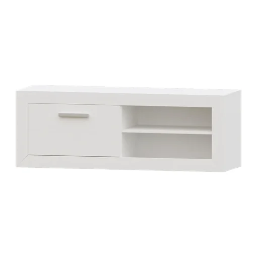 Mueble de salón Blanco tirador lineal Niza 05, 220 cm