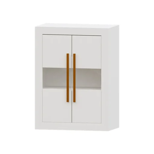Mueble de salón Blanco tirador lineal Niza 02, 320 cm