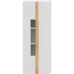 Mueble de salón Blanco/Roble Puzzle 24, 280 cm
