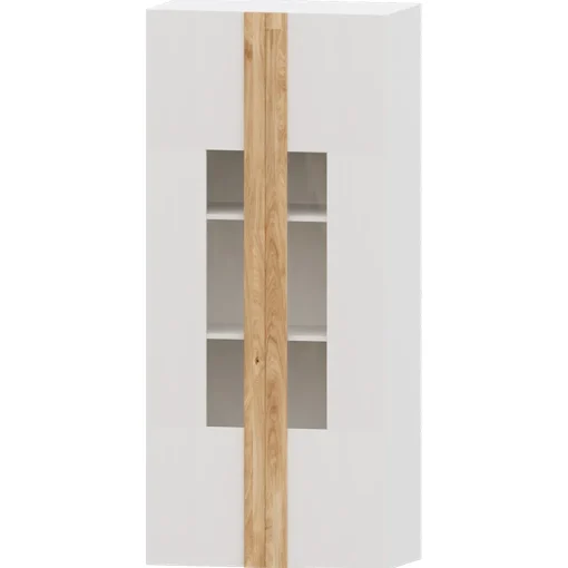Mueble de salón Blanco/Roble Puzzle 28, 220 cm