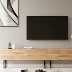 Mueble de salón Roble Puzzle 06, 276 cm