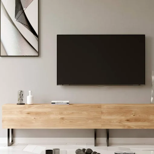 Mueble de salón Roble Puzzle 06, 276 cm