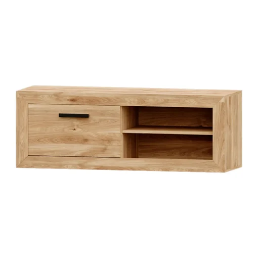 Mueble de salón Roble tirador lineal Niza 01, 300 cm