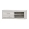 Mueble TV Artic 140 Niza tirador lineal, 140x50x42 cm