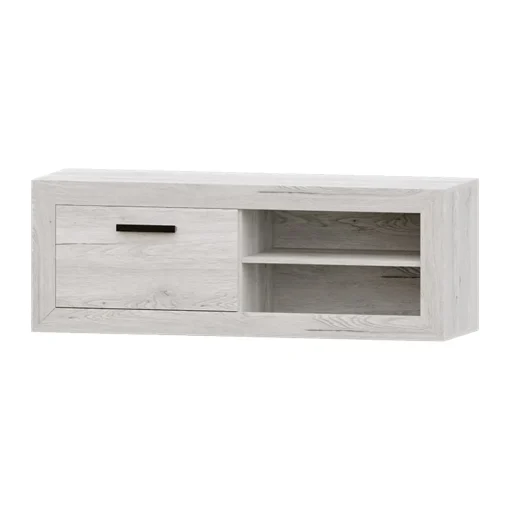 Mueble TV Artic 140 Niza tirador lineal, 140x50x42 cm