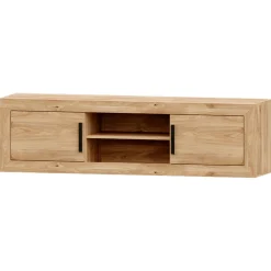 Mueble TV Roble 180 Niza tirador lineal, 180x50x42 cm