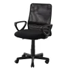 Silla de escritorio giratoria Nice, negra