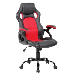 Silla de escritorio giratoria Mouse, negra-roja