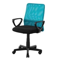 Silla de escritorio giratoria Nice, azul