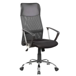 Silla de escritorio giratoria Lola, PU negro