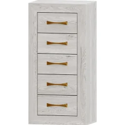 Sinfonier Artic 5 cajones Niza tirador standar, 53x110x42 cm