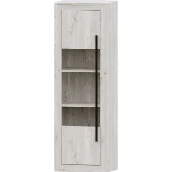 Vitrina Artic 60 Niza tirador lineal, 60x190x42 cm