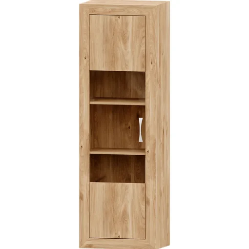 Vitrina Roble 60 Niza tirador standar, 60x190x42 cm