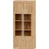 Vitrina Roble 80 Niza tirador lineal, 80x190x42 cm